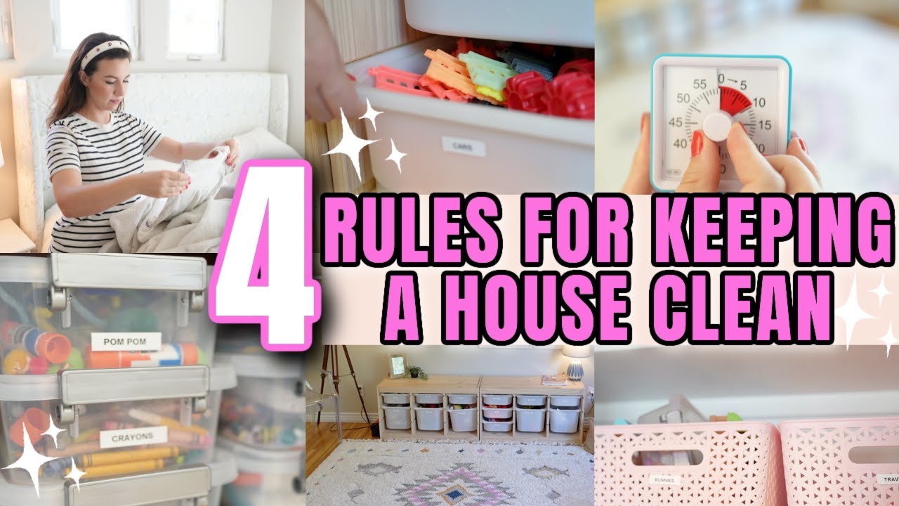 4 ЕЖЕДНЕВНЫЕ ПРИВЫЧКИ ДЛЯ ЧИСТОТЫ ДОМА С ДЕТЬМИ! // СОХРАНЯЙТЕ СВОЙ ДОМ В ЧИСТОТЕ ВСЕГДА!