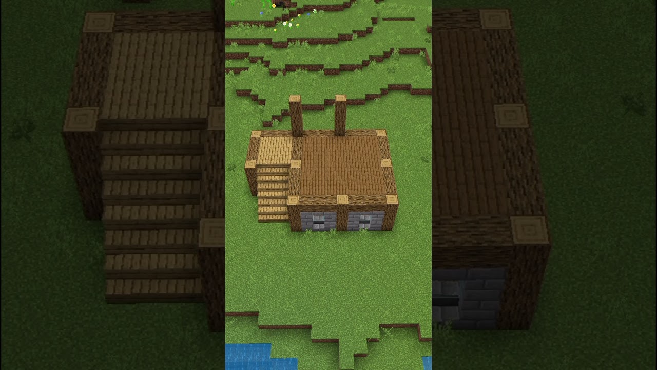 Minecraft House Tutorial 🏠 #minecraft #shorts