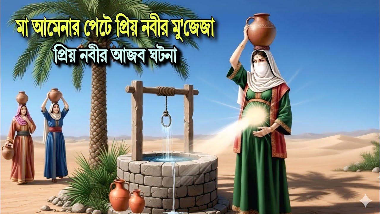 হযরত আমিনার পেটে হজূর ﷺ এর মুজিযা | হযরত মুহাম্মদের জন্ম | হজূর ﷺ এর মুজিযা || Hamadan Voice