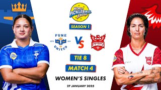 WPBL S1 | Pune United Vs Bengaluru Jawans | Women’s Singles
