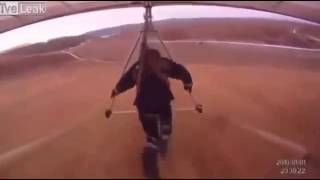 Hang Glider Believes He Can Fly Funny Videos