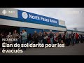 Feux de fort  laide sorganise pour les vacus de fort nelson