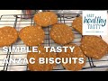 ANZAC BISCUITS - Easy Healthy Tasty