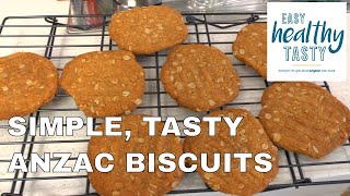 ANZAC BISCUITS - Easy Healthy Tasty