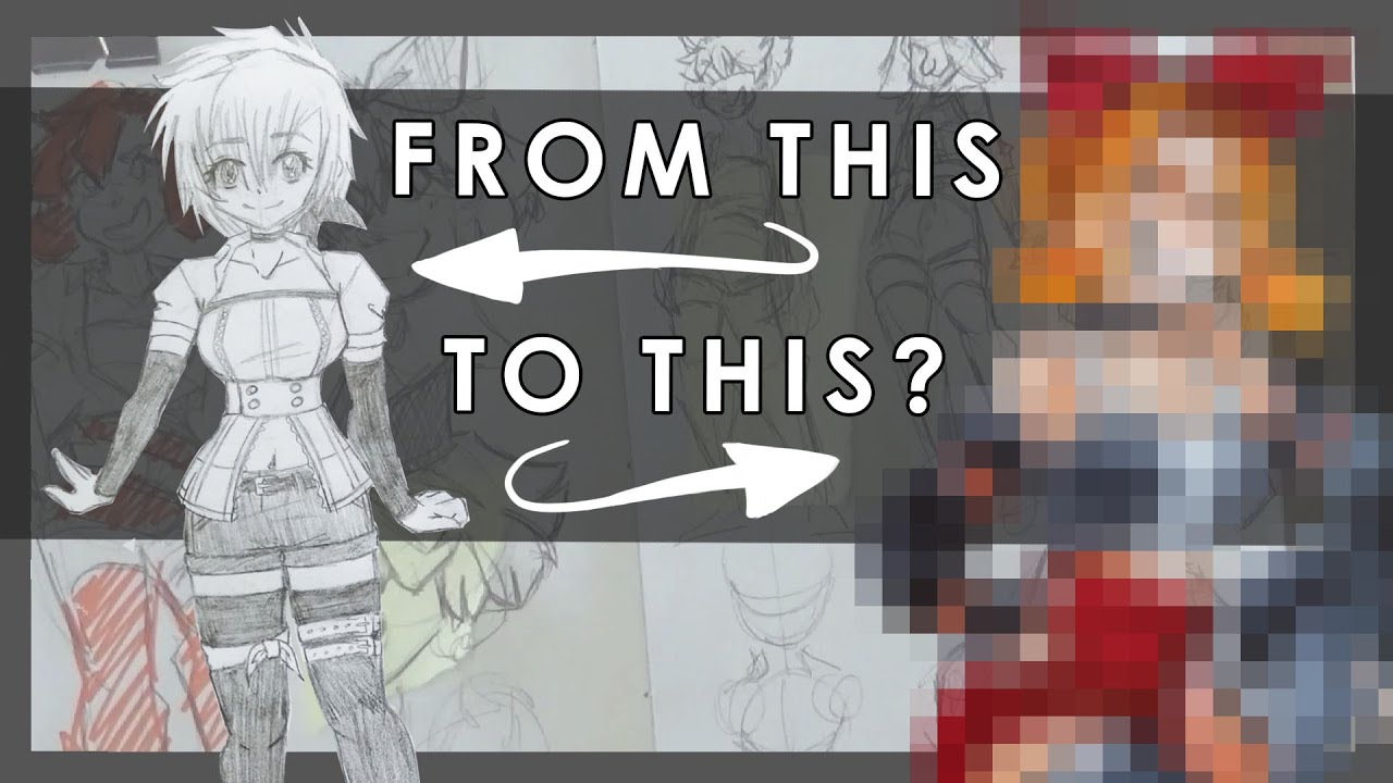 Redesigning MY OLD OC! - YouTube