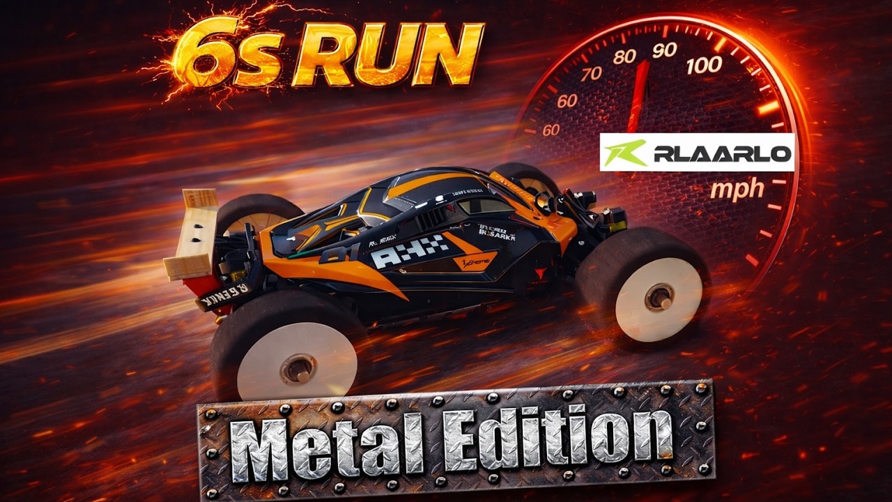 Rlaarlo SBK10 Metal - 6s Runs on Stock Motor!? 41t Pinion Gear. SMC + Liperior Power! Storm Breaker