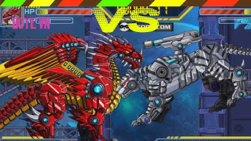 Lắp ráp robot Khủng long chiến đấu - Robot Snow Tiger VS Robot Fire Dragon