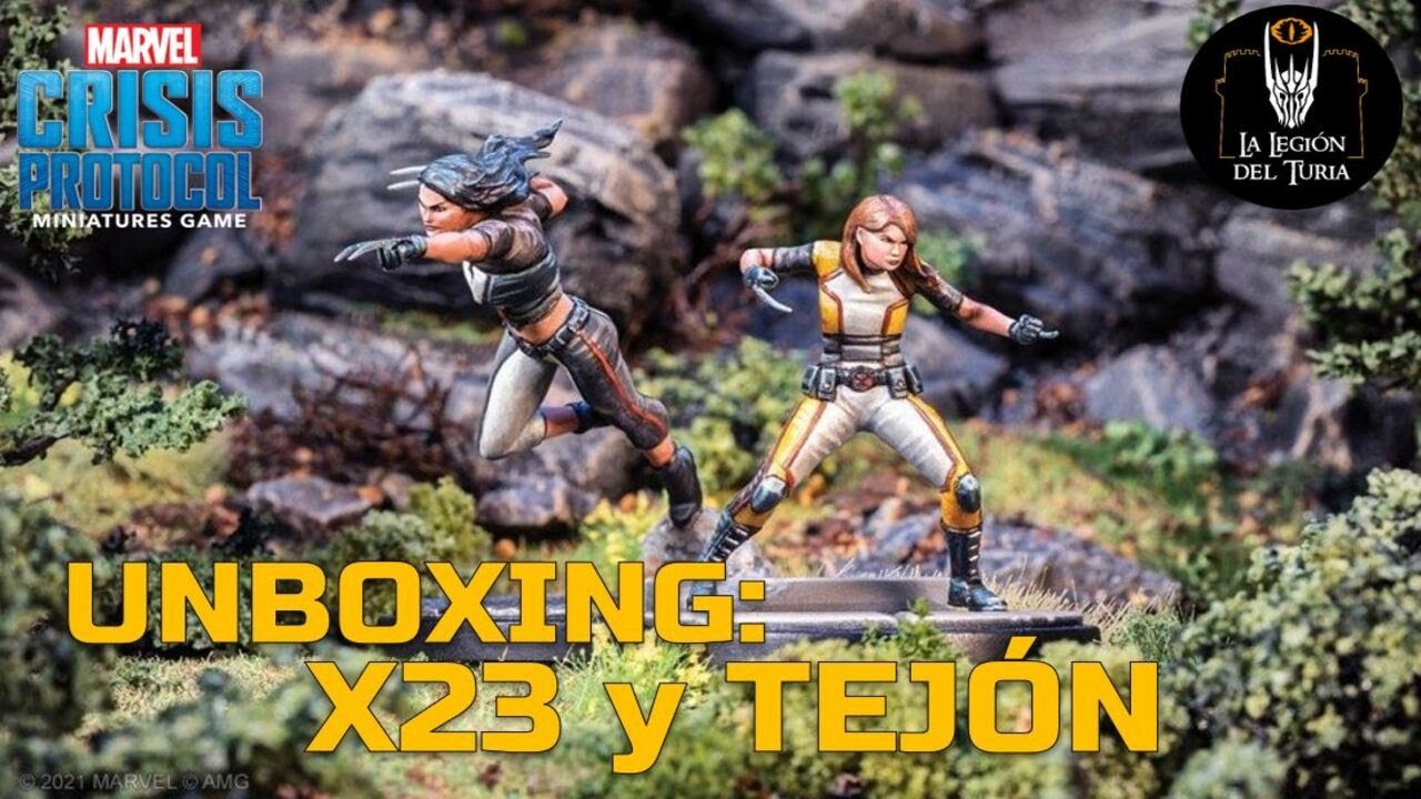 MARVEL Crisis Protocol Unboxing X23 y Tejón. YouTube