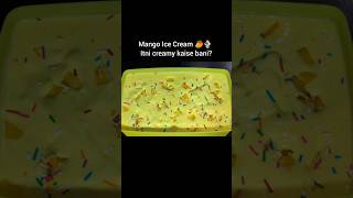 Trending Summer Recipe Of Mango Icecream 🥭🍨#shorts #manga #recipe  #icecream