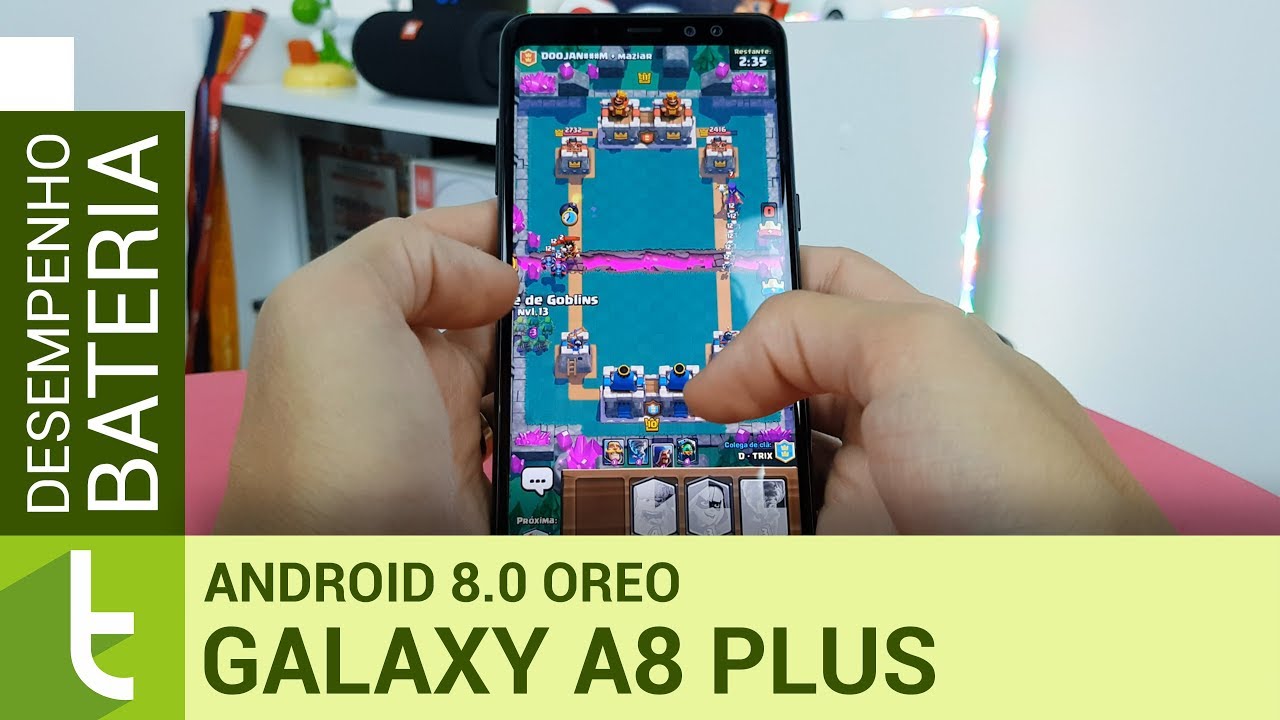 Galaxy A8 Plus mantém boa autonomia de bateria e desempenho com Android ...