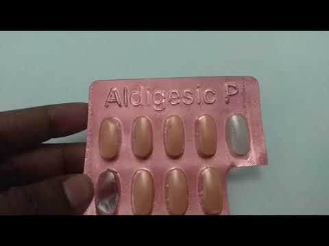 Aldigesic P Tablet Aceclofenac And Paracetamol Tablet दर द क दव ई