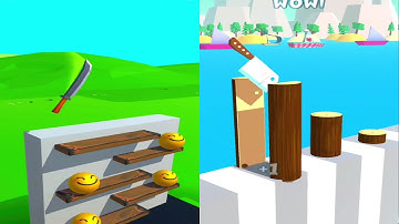 Slice All vs Slicer Knife - Very Satisfying and Relaxing ASMR Slicing Game