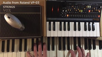 Roland VP-03 vs Roland VP-330 vs Behringer VC-340 - based on Firechilds review