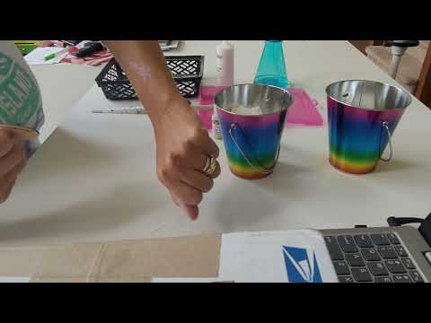 Applying Glitter Tattoos