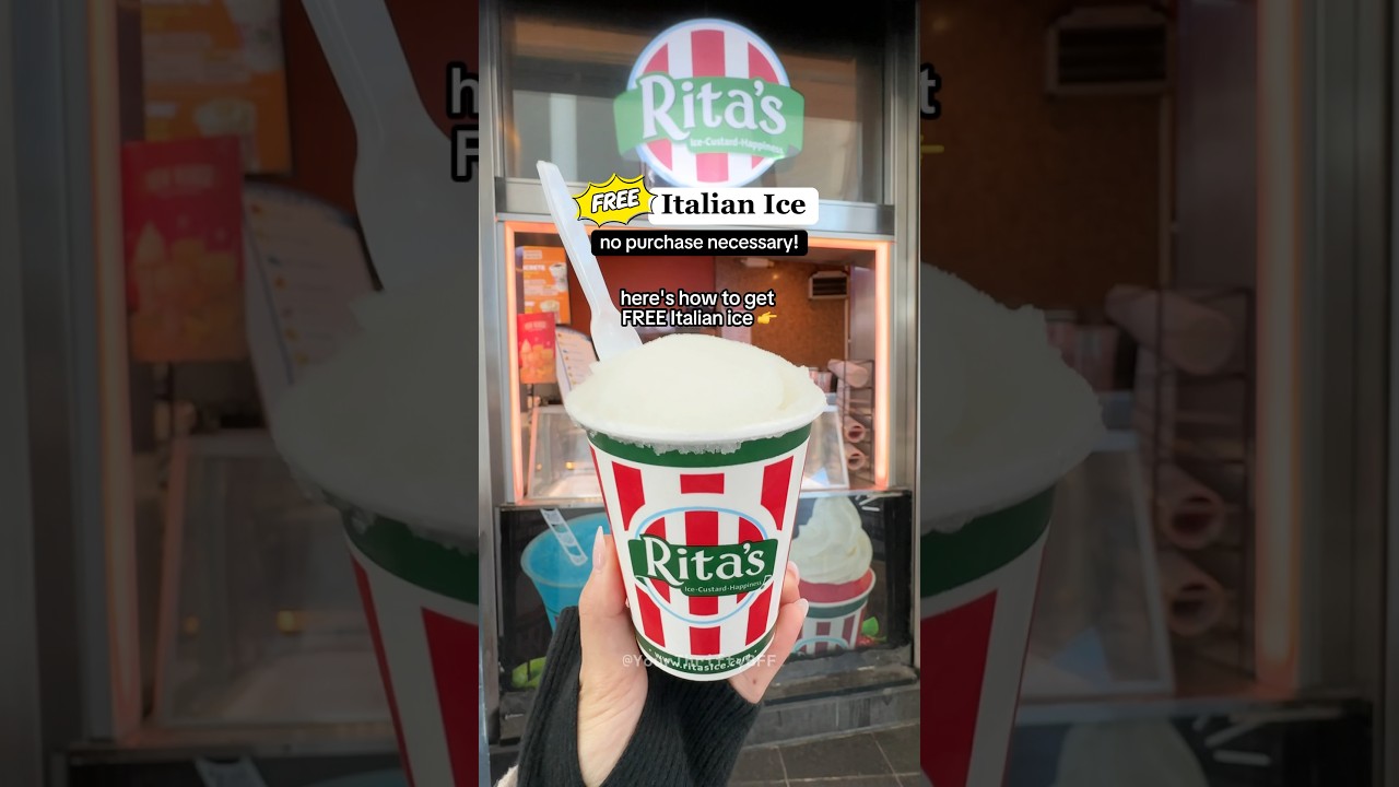 🍧 FREE Italian Ice for 