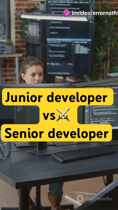 Junior Developer vs Senior Developer - YouTube