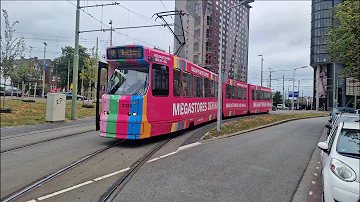 Tram 12 | Duindorp - Station Hollands Spoor via omleiding | HTM 3135 Megastores | 2025