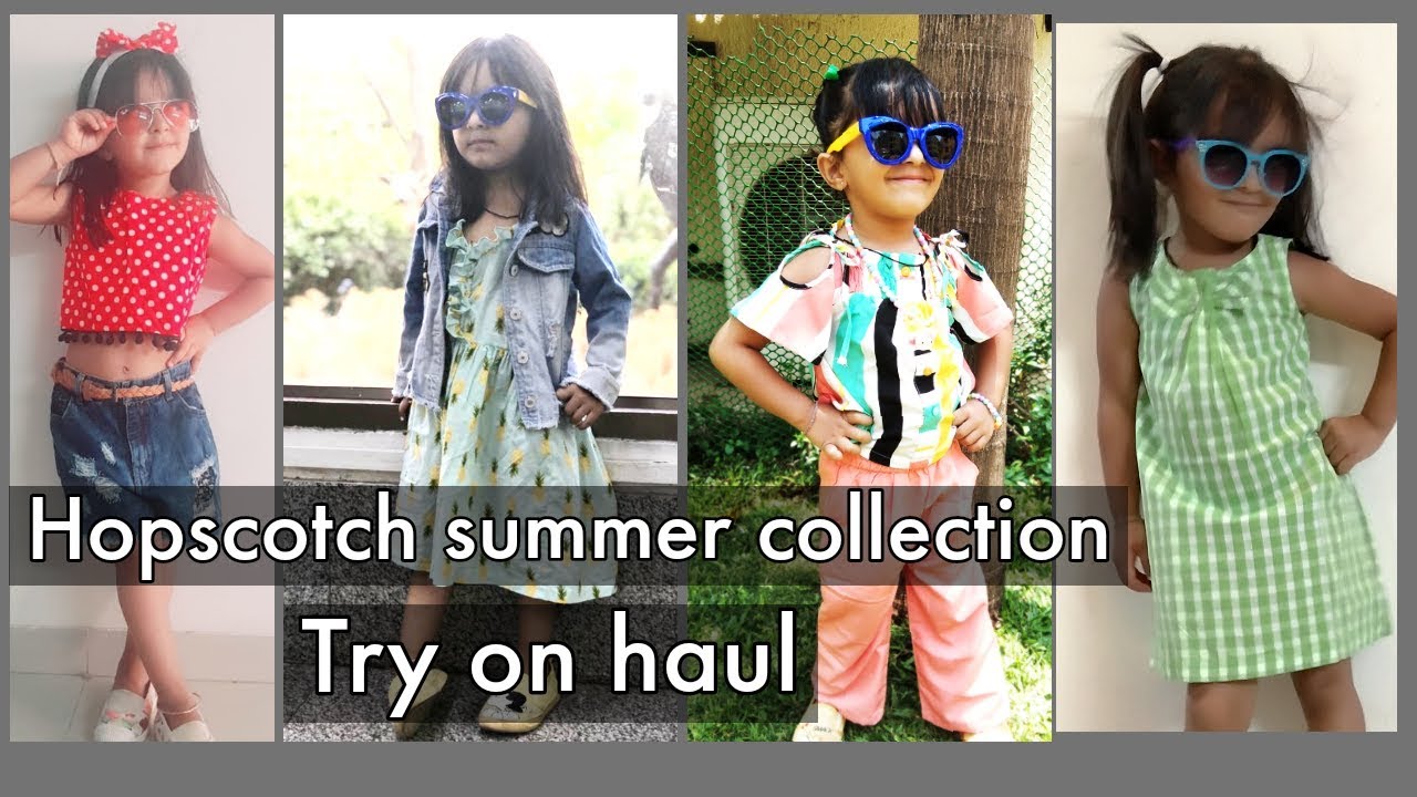 Hopscotch Online Shopping Haul Kids Summer Collection try on haul