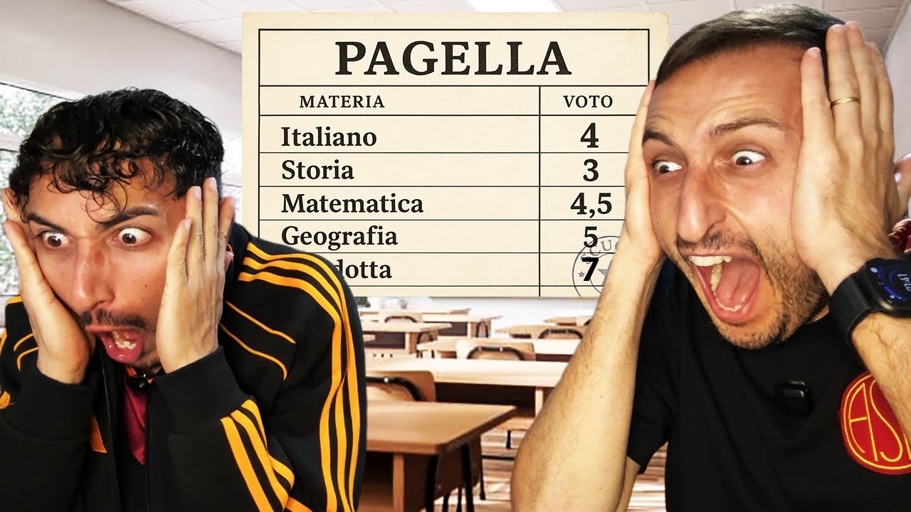 🏫📝 REAGIAMO ALLE MIE PEGGIORI PAGELLE SCOLASTICHE‼️😰 *non siete pronti*