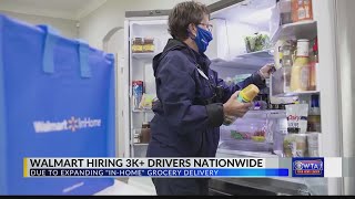 Walmart hiring thousands for in home delivery expansion