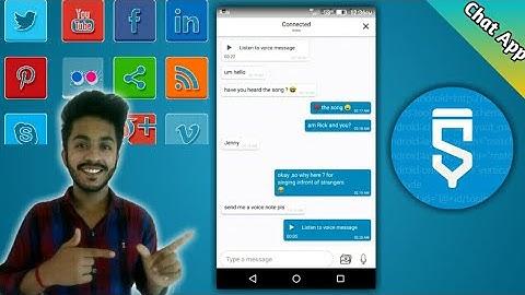 A chat app in Sketchware