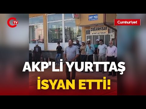 Doğanhisar'da bir çiftçi,
