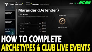 How To Complete All Archetypes & Club Events Objectives In Fc 26