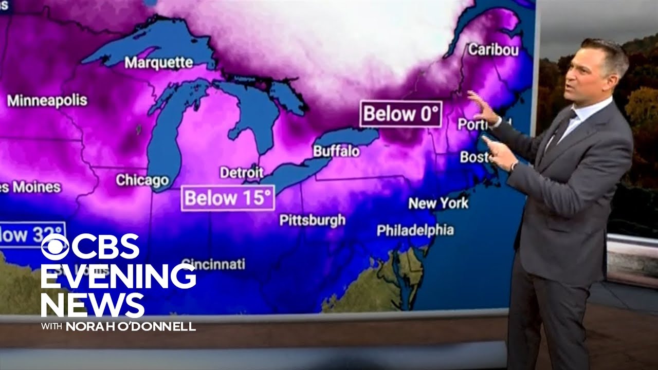 Tracking winter weather and bitter cold - YouTube