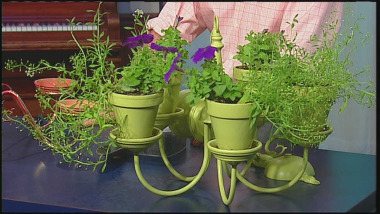 Mass Appeal Make An Outdoor Planter Using A Chandelier You Mass Appeal Make An Outdoor Planter Using A Chandelier