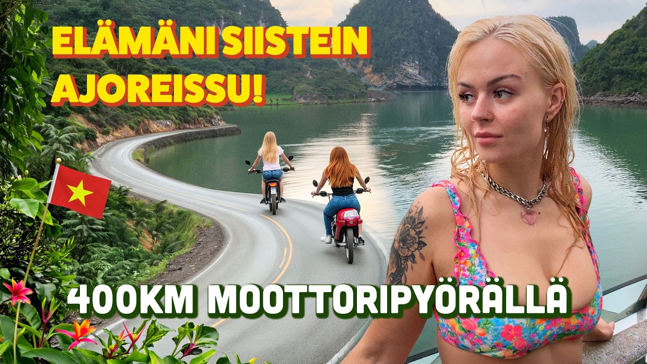 I’m obsessed 🏍️⛰️✨ Ajoin moottoripyörällä Vietnamin vuoristossa 🇻🇳
