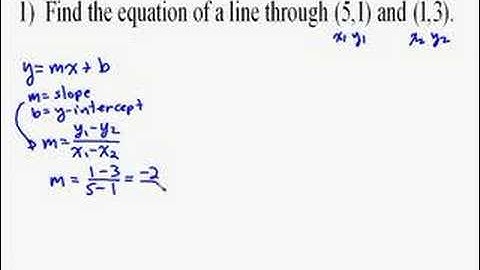 A15.5 Writing Linear Equations