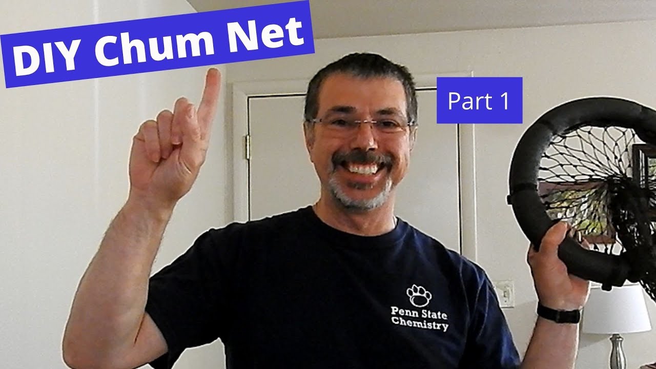 DIY Chum Net Part 1. Fishing tutorial on how I construct a net for