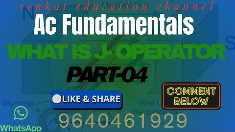 Demystifying the J-Operator & Polar/Rectangular Conversion in AC!