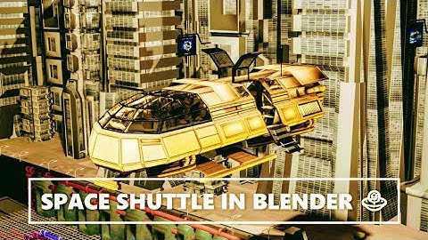 Space Shuttle in Blender 2.8 l Blender studio.