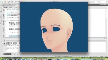 A quick test of OpenGL 3.2 GLSL shader loading model and texture