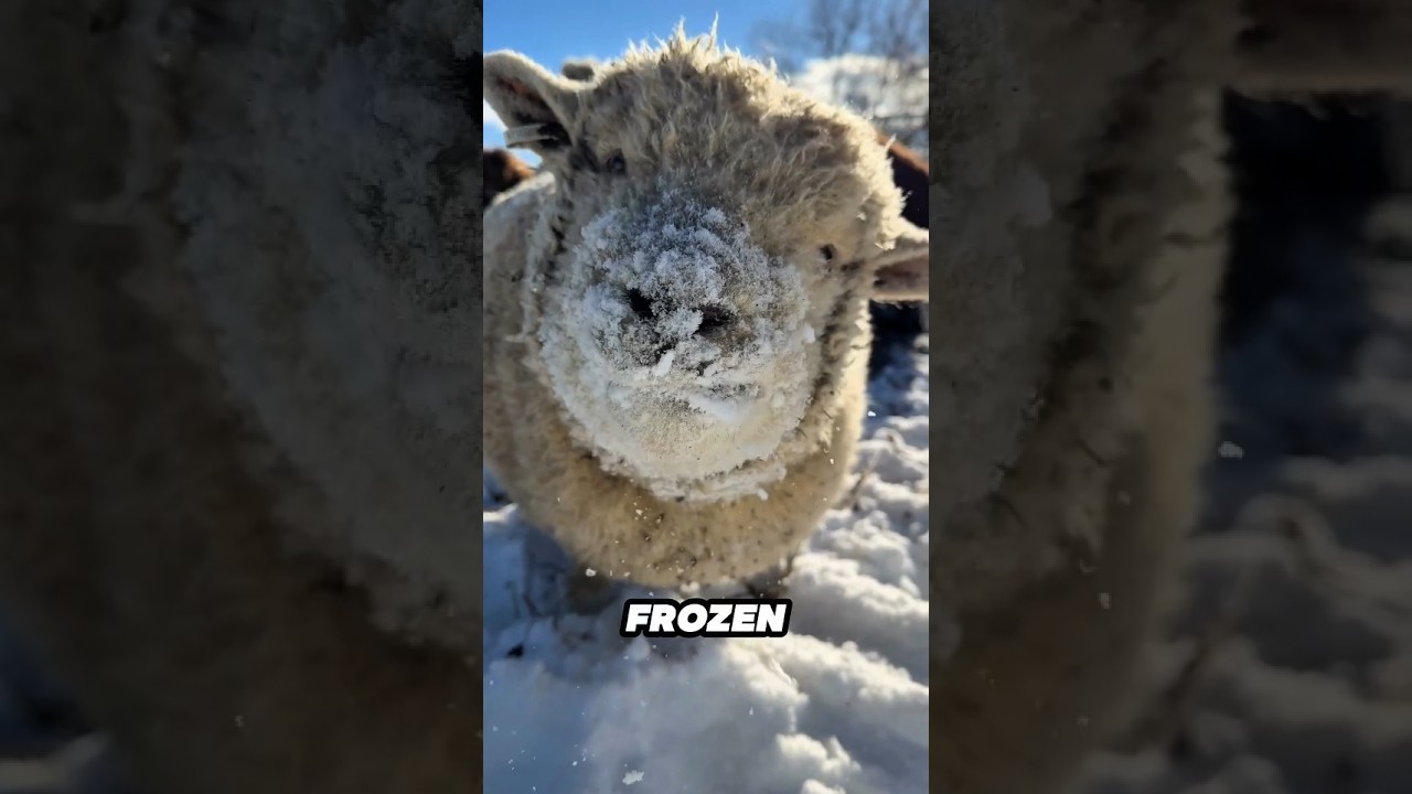 Как овцы поддерживают водный баланс зимой #шорты