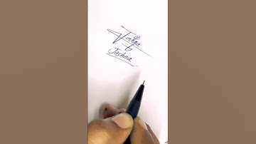 Joshna name Signature Style//bestSignature idea #Viralshorts