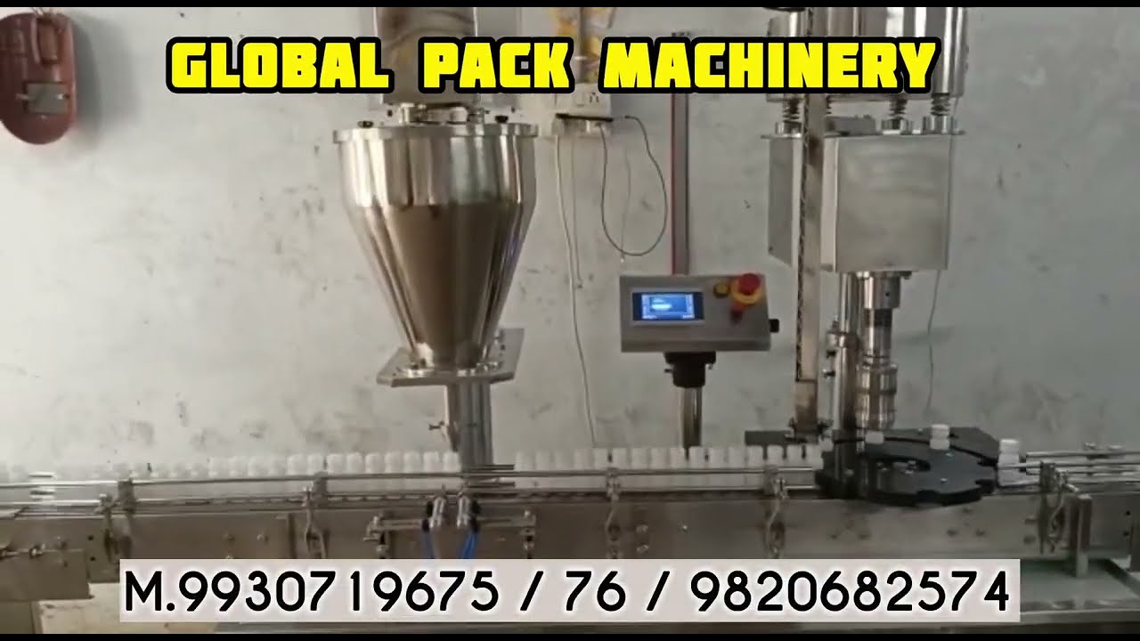Automatic Auger Filler Machine & Capping Machine