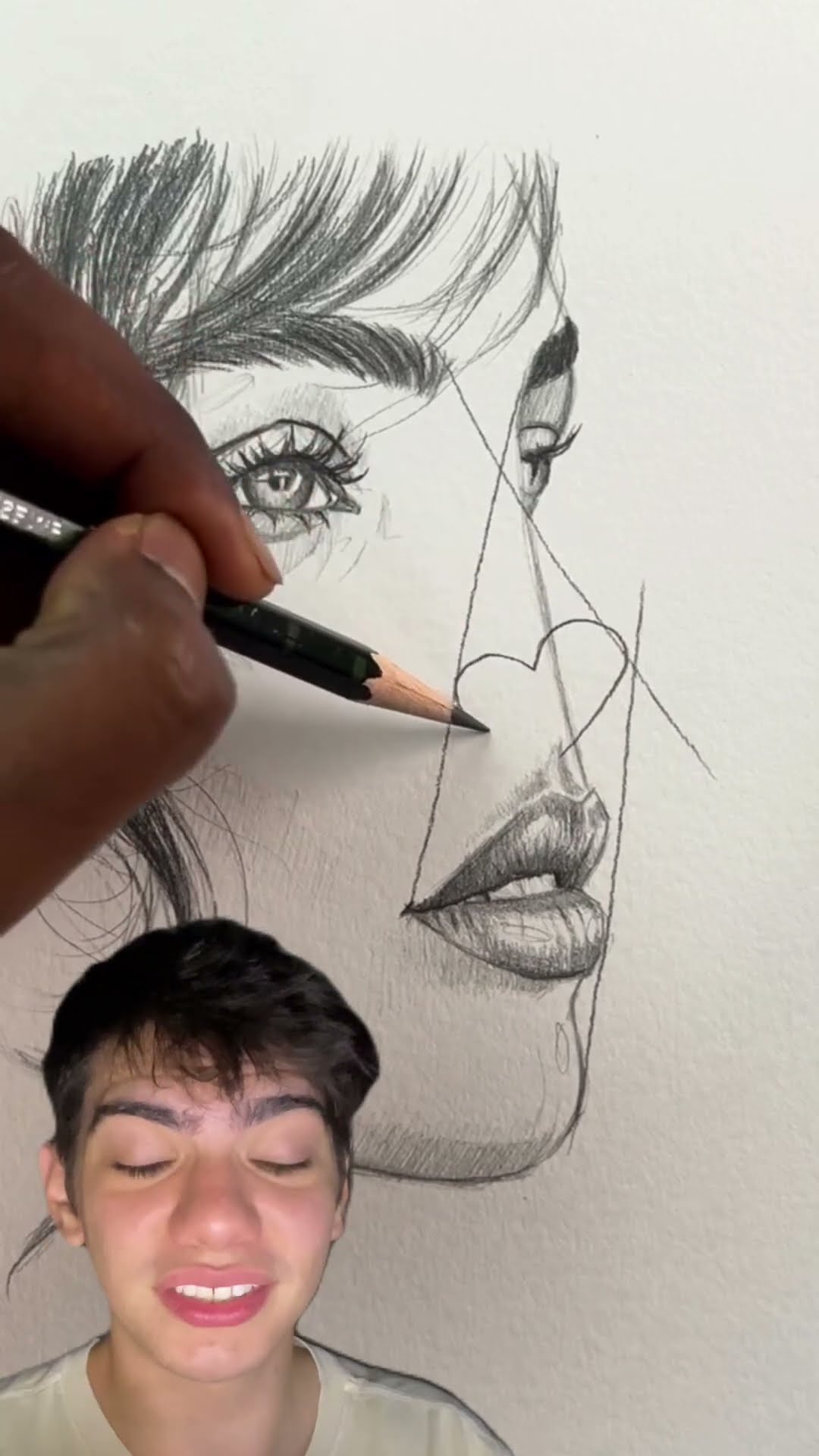 Desenhe um nariz perfeito com 3 linhas e um coração! ✏️? Simples, rápido e lindo!