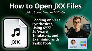 How to Open JXX Files (Yamaha SY77 Audio Data)