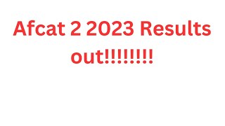 AFCAT 2 2023 Results out❗❗⁉️⁉️⁉️😲#afcat #afcat2023 #afcatresult #afcatcutoff #airforce #afsshorts
