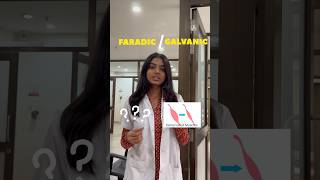 Which current for denervated muscle? Faradic/galvanic⚡️#faradic #galvanic #physio #vivaquestions