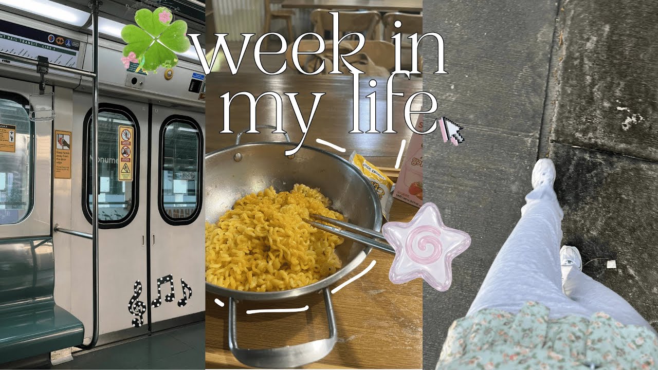 𐙚 ‧₊˚ ⋅week in my life: days at school, desk update, thrift store, etc...