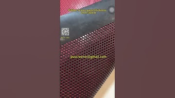 polyurethane screen panel.rubber screen for mining #punchingmachine #machine #miningscreen