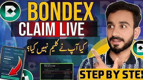 Bondex Token Claim Method || BDXN Token Claim Process 
