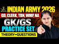 INDIAN ARMY 2026 GK Practice Set 🔥 New Pattern | Shalini Ma'am