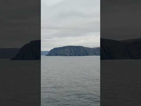North cape from Sky Princess cruise ship #travel #vlog #norway