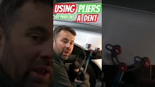 Fender Pliers to FIX a DENT! | Paintless Dent Removal