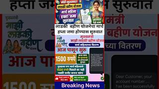 लाडकी बहीण योजनेचा मार्च हप्ता जमा होण्यास सुरुवात |ladaki bahin yojana march hafta jama