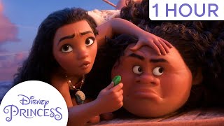 Best of Moana & Maui's Wild Adventures | 1Hour Compilation | Disney Princess